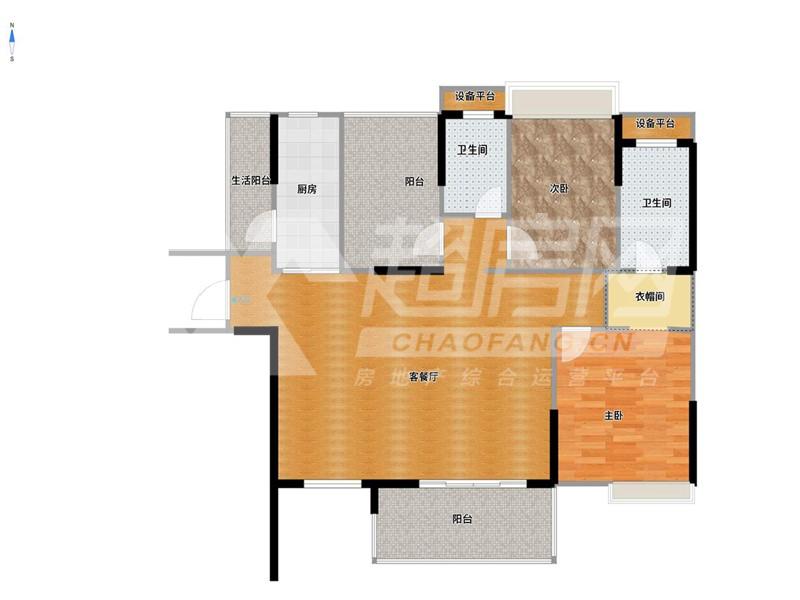 万科沁园二手房户型图