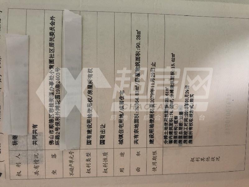 保利外滩一号二手房户型图