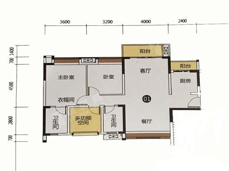 君兰江山二手房户型图