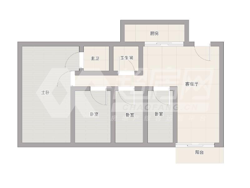 翠怡花园二手房户型图