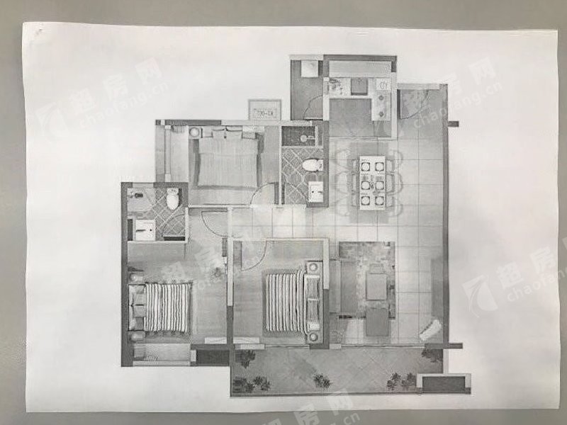 保利悦公馆二手房户型图