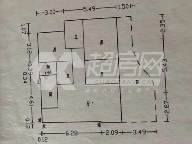 银星雅苑二手房户型图