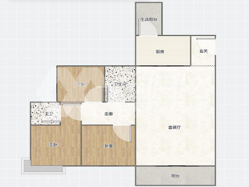 海骏达上苑二手房户型图