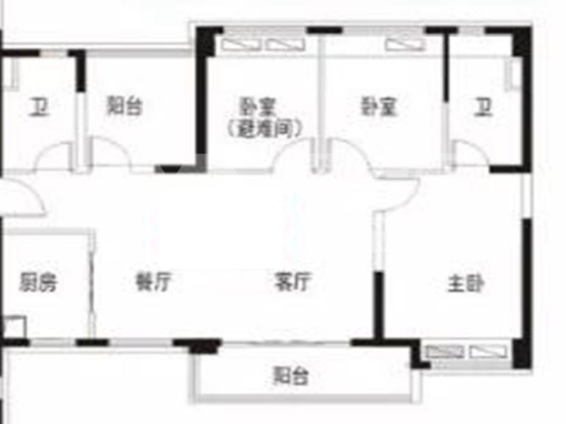 碧桂园蔚蓝苑二手房户型图