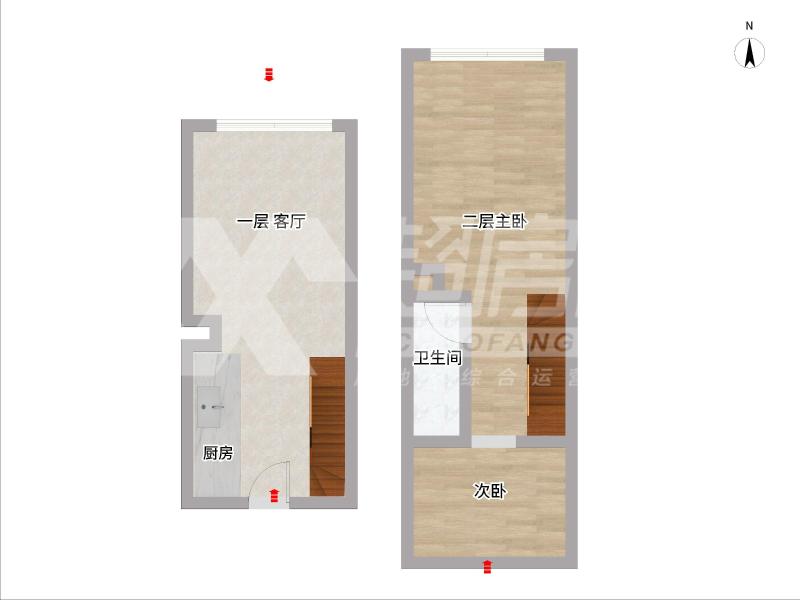 云谷广场（商住楼）二手房户型图