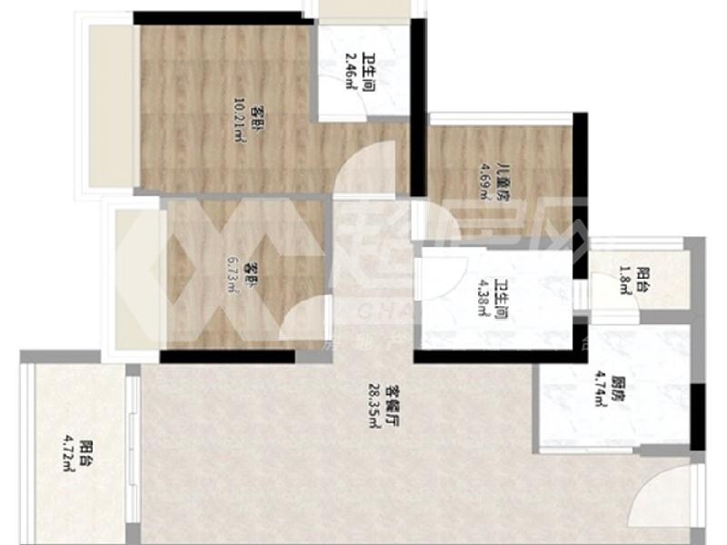 龙光玖龙府二手房户型图