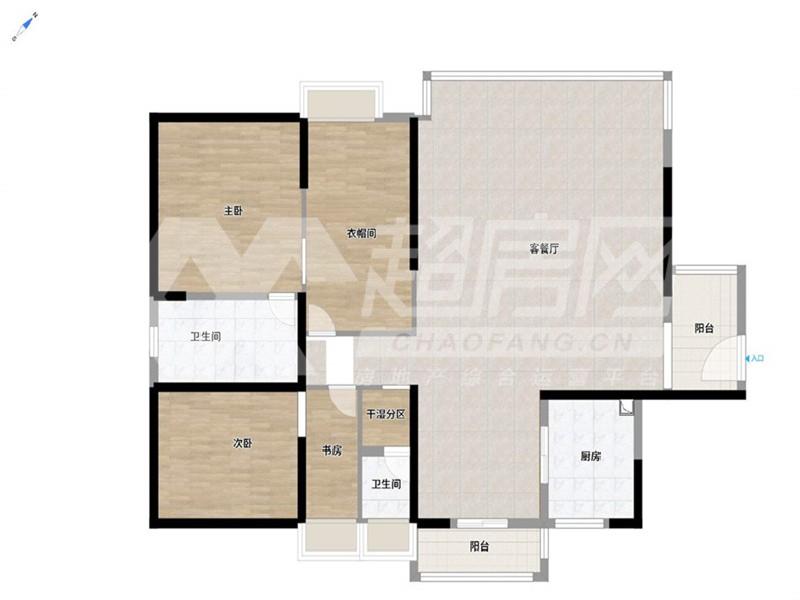 君兰江山二手房户型图