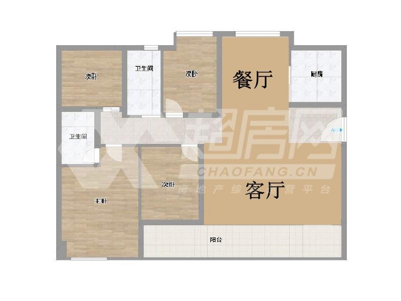 保利悦公馆二手房户型图