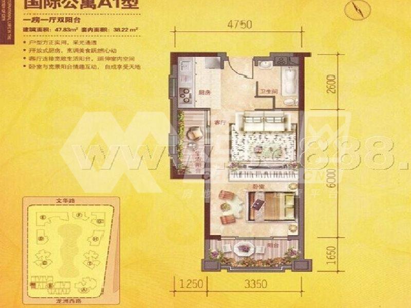 佛奥康桥水岸二手房户型图