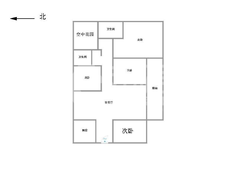 保利悦公馆二手房户型图