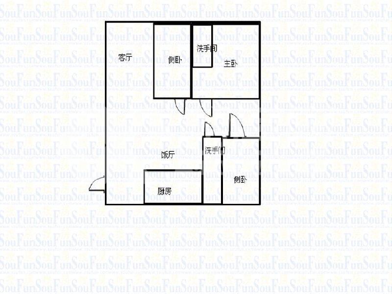 御景坊二手房户型图