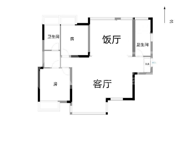 华侨城天鹅湖二手房户型图