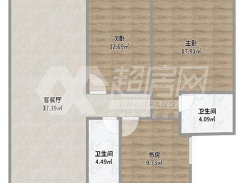 美的御海东郡二手房户型图
