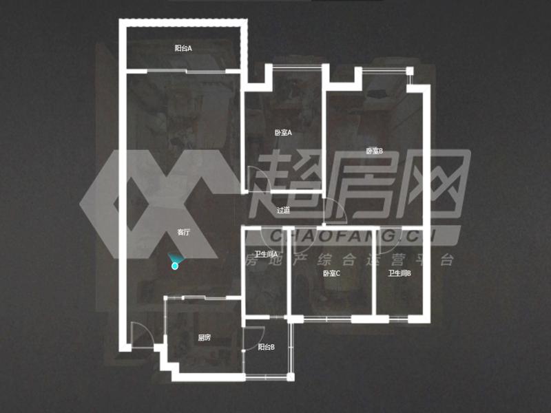 活力盈居二手房户型图