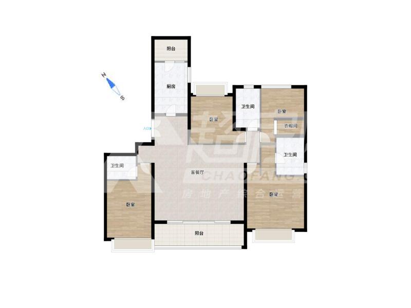 华侨城天鹅堡二手房户型图