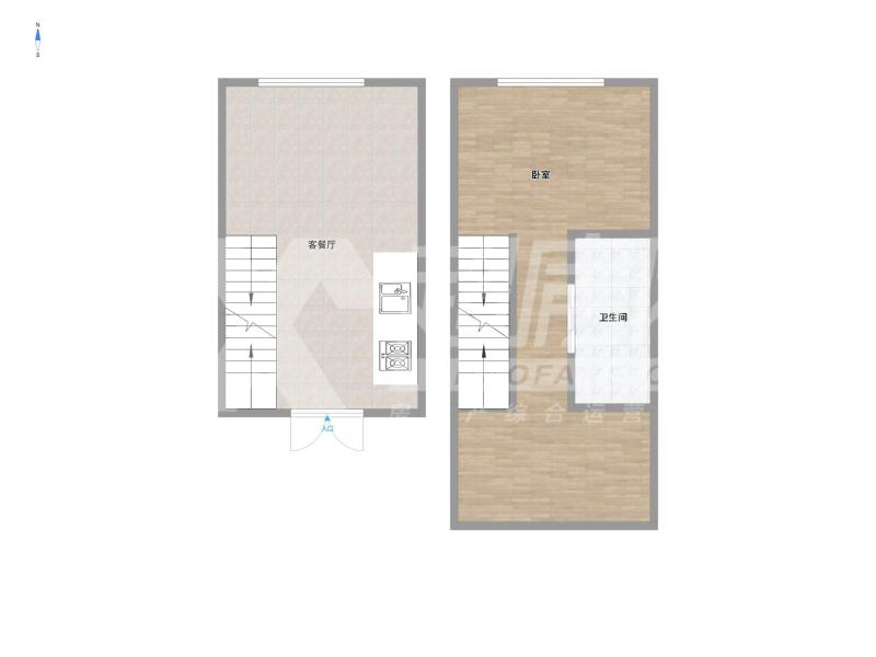 云谷广场（商住楼）二手房户型图
