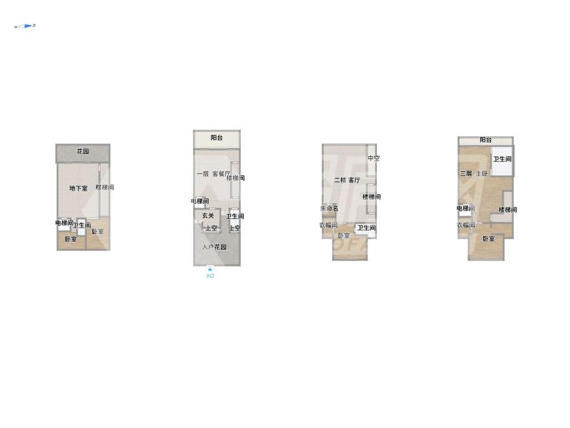 华侨城蓝楹湾公馆二手房户型图