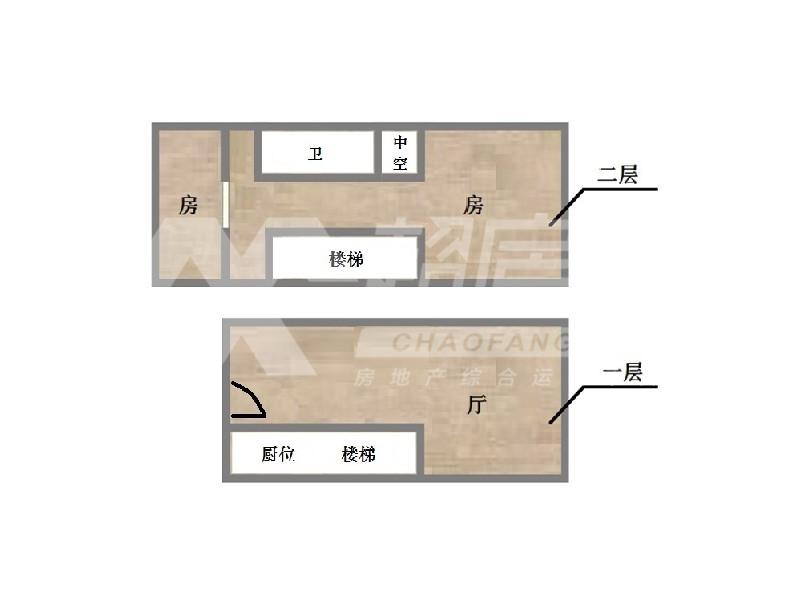 云谷广场（商住楼）二手房户型图