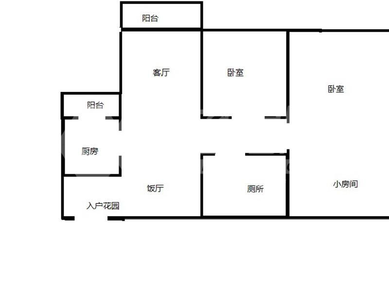 景翠名都二手房户型图