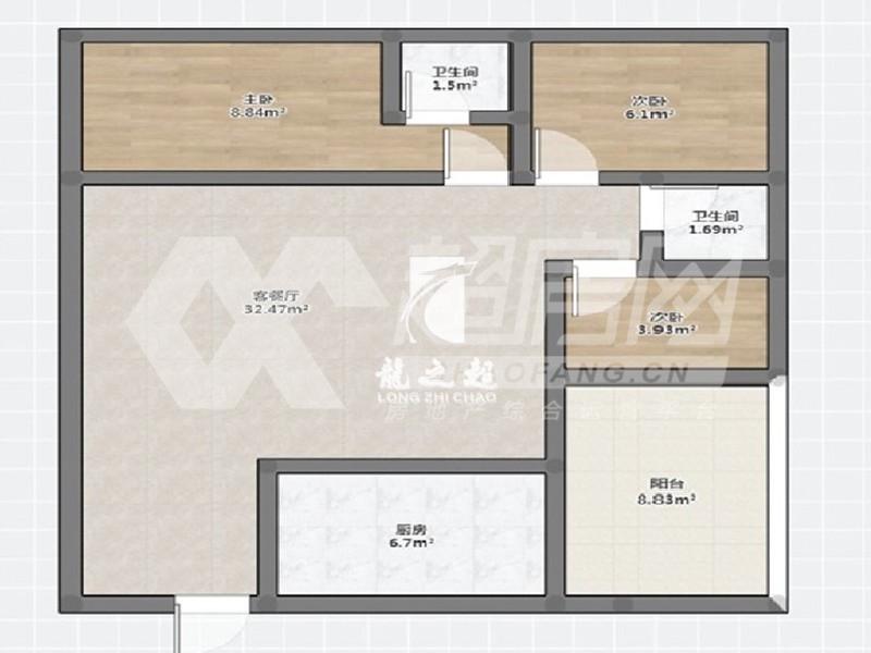 美的海岸花园二手房户型图