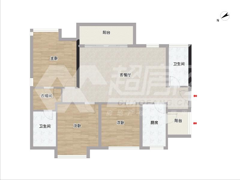 华侨城天鹅湖二手房户型图