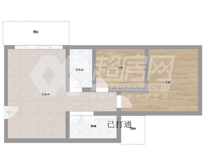 涛汇御河湾二手房户型图