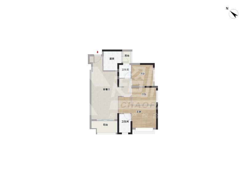 雅居乐万象郡二手房户型图