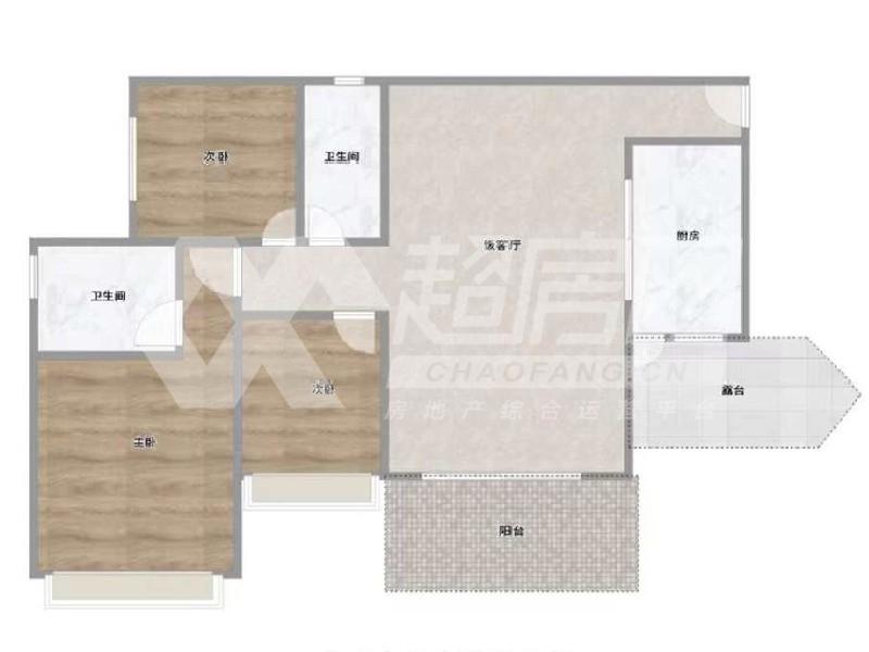 涛汇御河湾二手房户型图