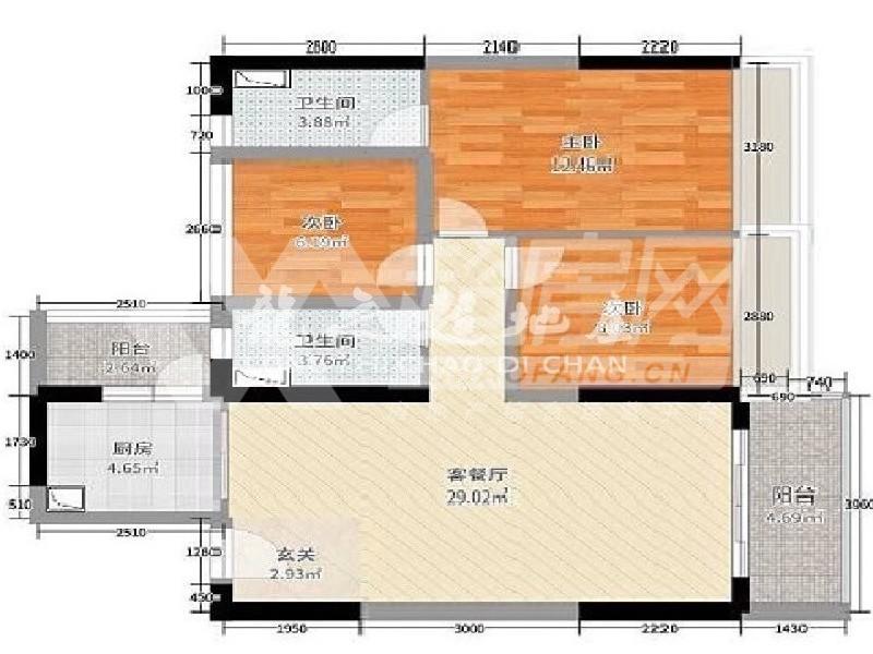 顺宝花园（杏坛）二手房户型图