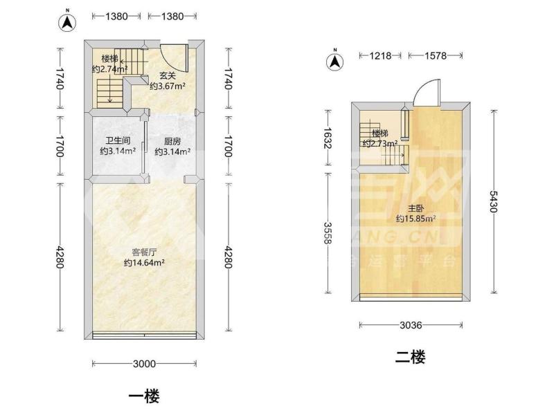 鸿坤创智天地二手房户型图
