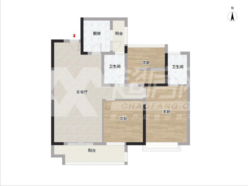 华侨城天鹅堡二手房户型图