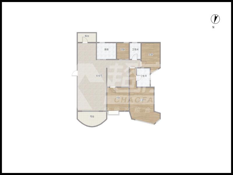 新基星河名居二手房户型图