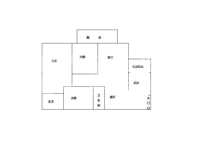 南湖花园二手房户型图