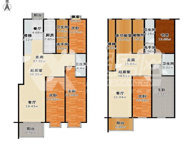 明日桃园二手房户型图