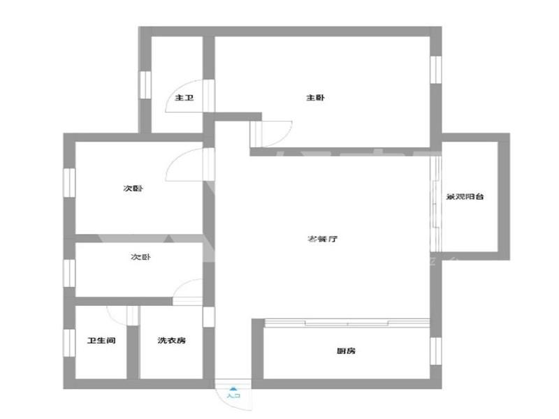 龙湖江与城二手房户型图