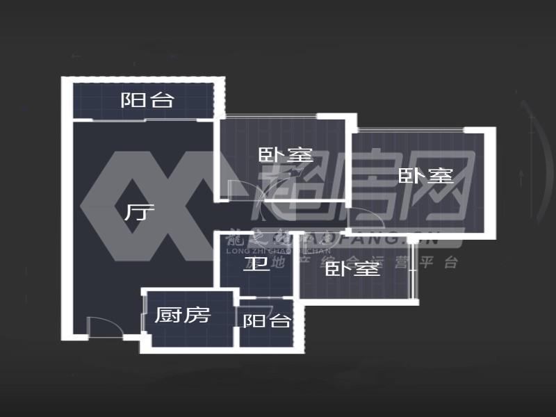 金地自在城二手房户型图