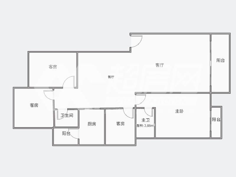 阳光棕榈园二手房户型图