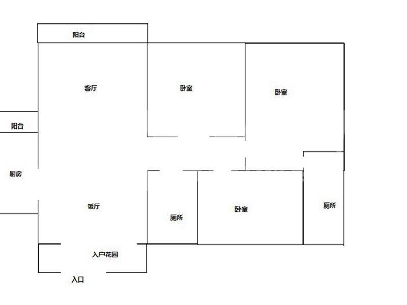 御豪华府二手房户型图