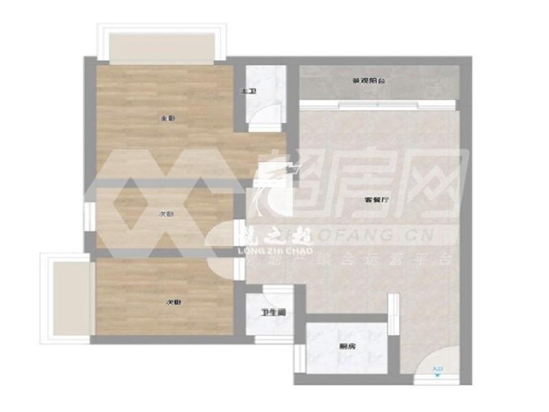 龙湖江与城二手房户型图
