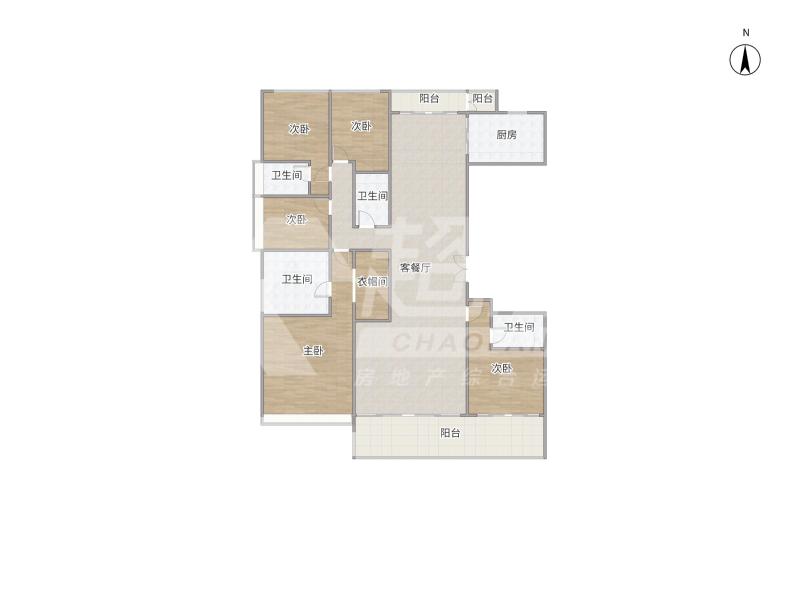华侨城天鹅湖二手房户型图