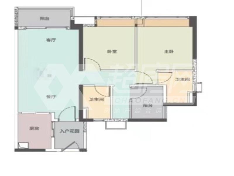合景天銮二手房户型图