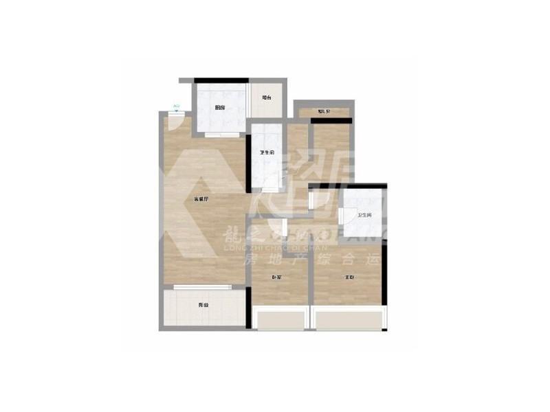 电建洺悦半岛二手房户型图