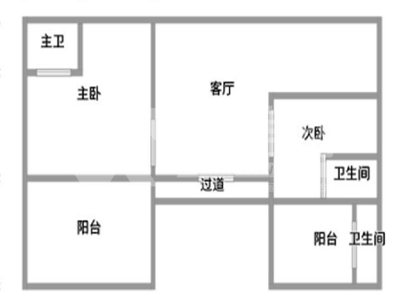 常教居委会二手房户型图