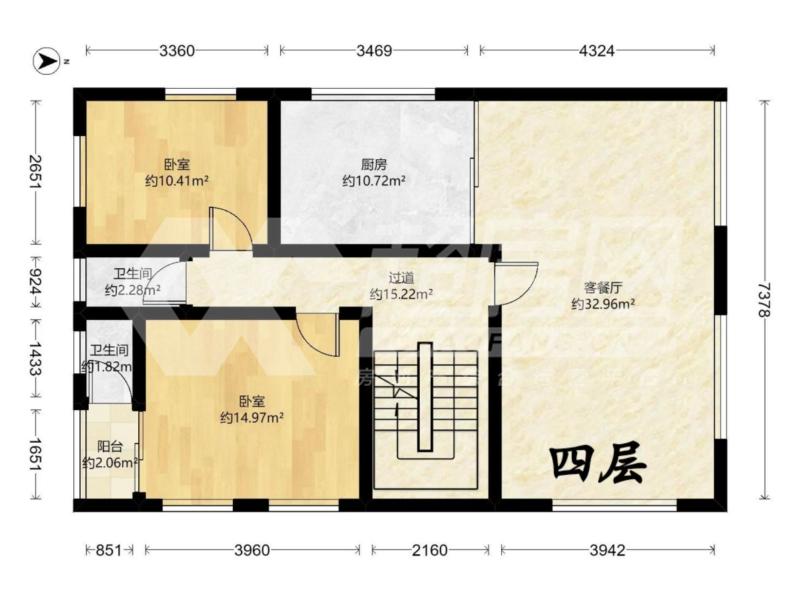 云路居委会二手房户型图