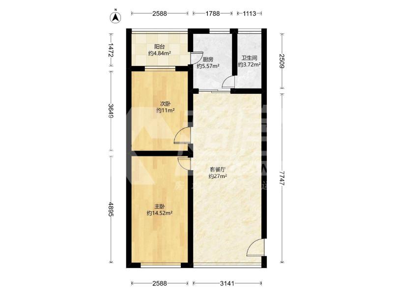 锦绣新村（大良）二手房户型图