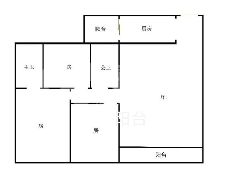 御景轩二手房户型图