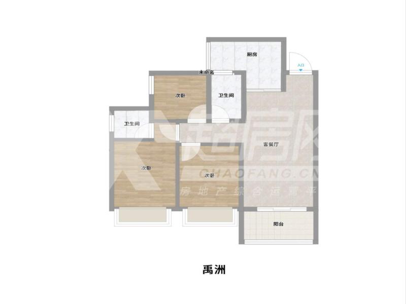 禹洲朗廷湾二手房户型图