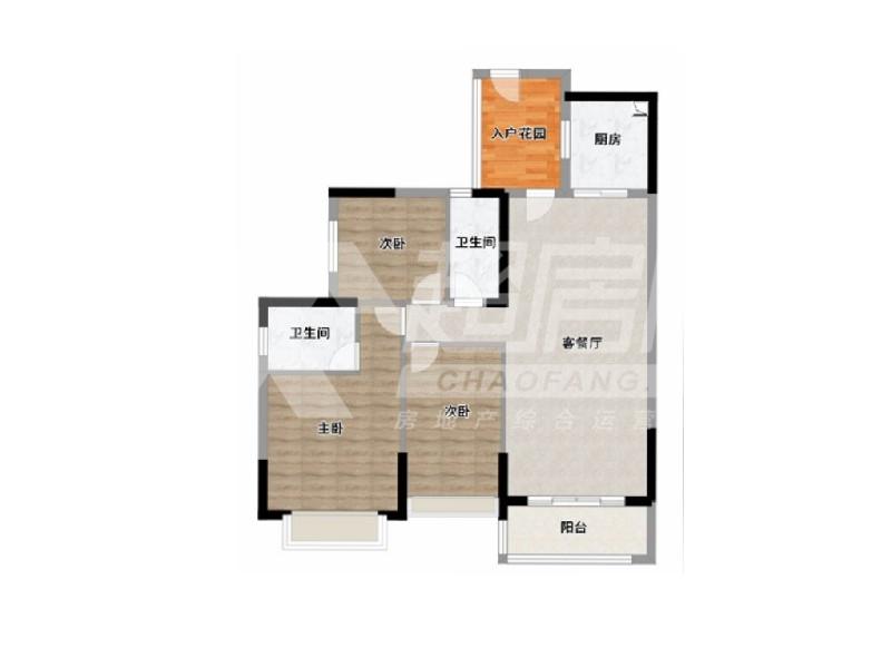 伦教保利中央公园二手房户型图