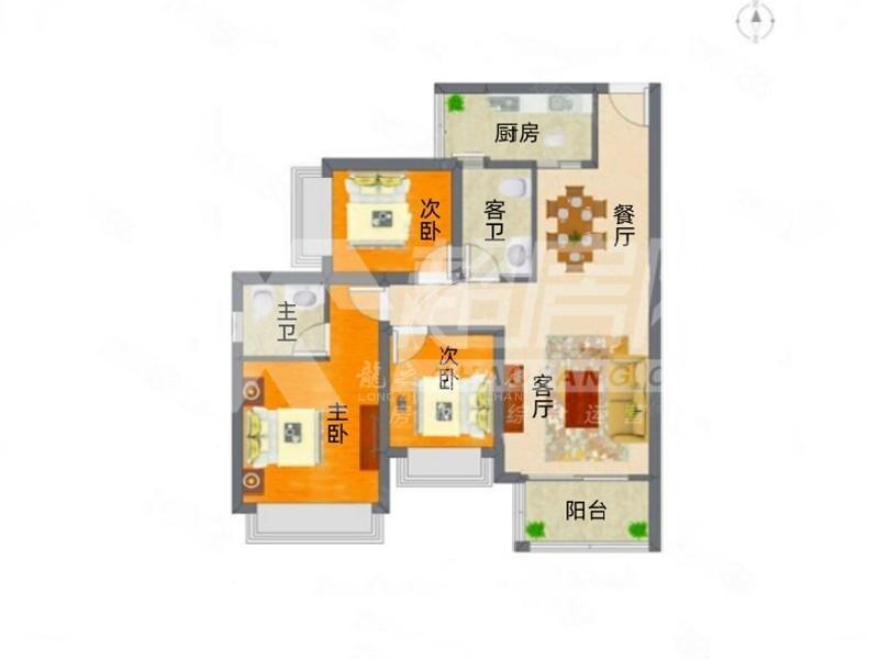 金海岸花园（杏坛）二手房户型图