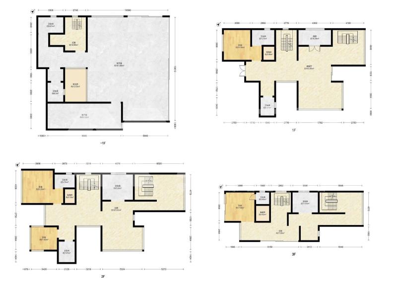 华侨城蓝楹湾公馆二手房户型图